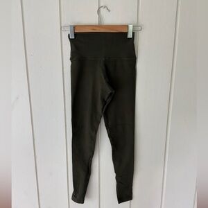 Indigo Luna Yoga Pants- Organic Cotton XS - Olive green